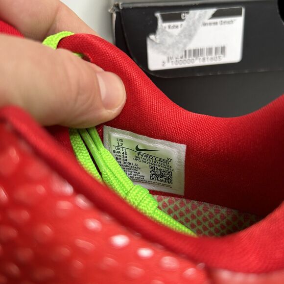 Nike Kobe VI Protro Low “Reverse Grinch/Bright Crimson” 2024 - Picture 6 of 6